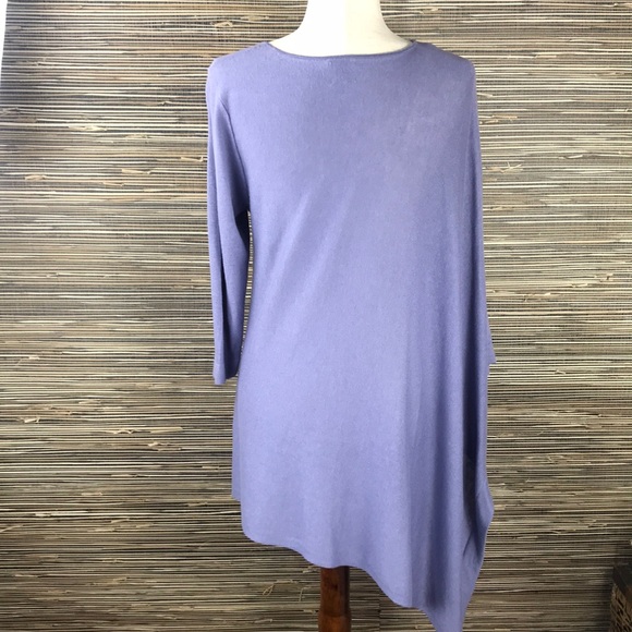 Ann Klein Asymmetrical Sweater / Poncho. - Picture 5 of 8